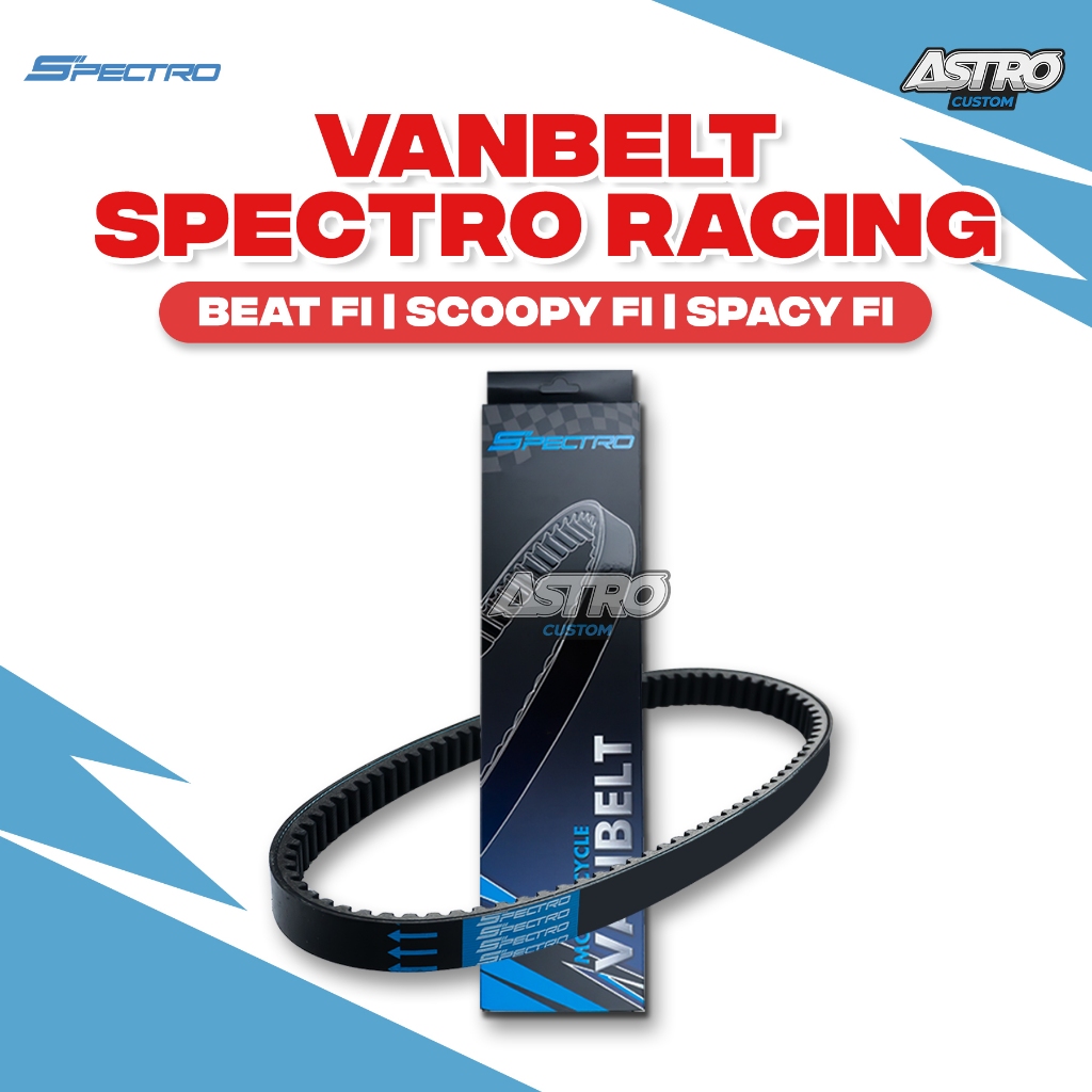 Spectro Vanbelt Beat Fi Scoopy Fi KZL Spacy Vario 110 FI ADV PCX 150 Stylo 160 NMAX Vbelt CVT Racing