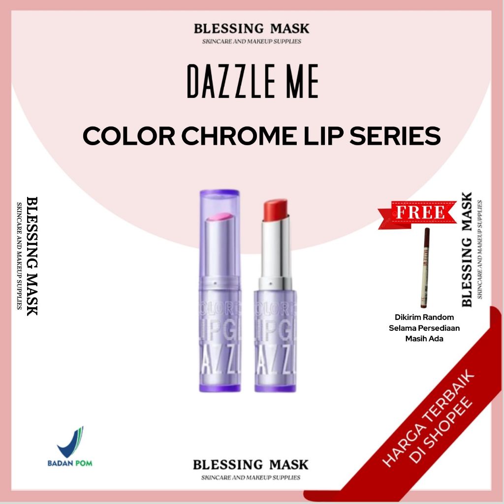 DAZZLE ME Color Chrome Series | Lipstik Matte