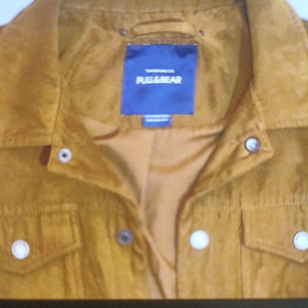 PULL AND BEAR TRUCKER SUEDE JACKET