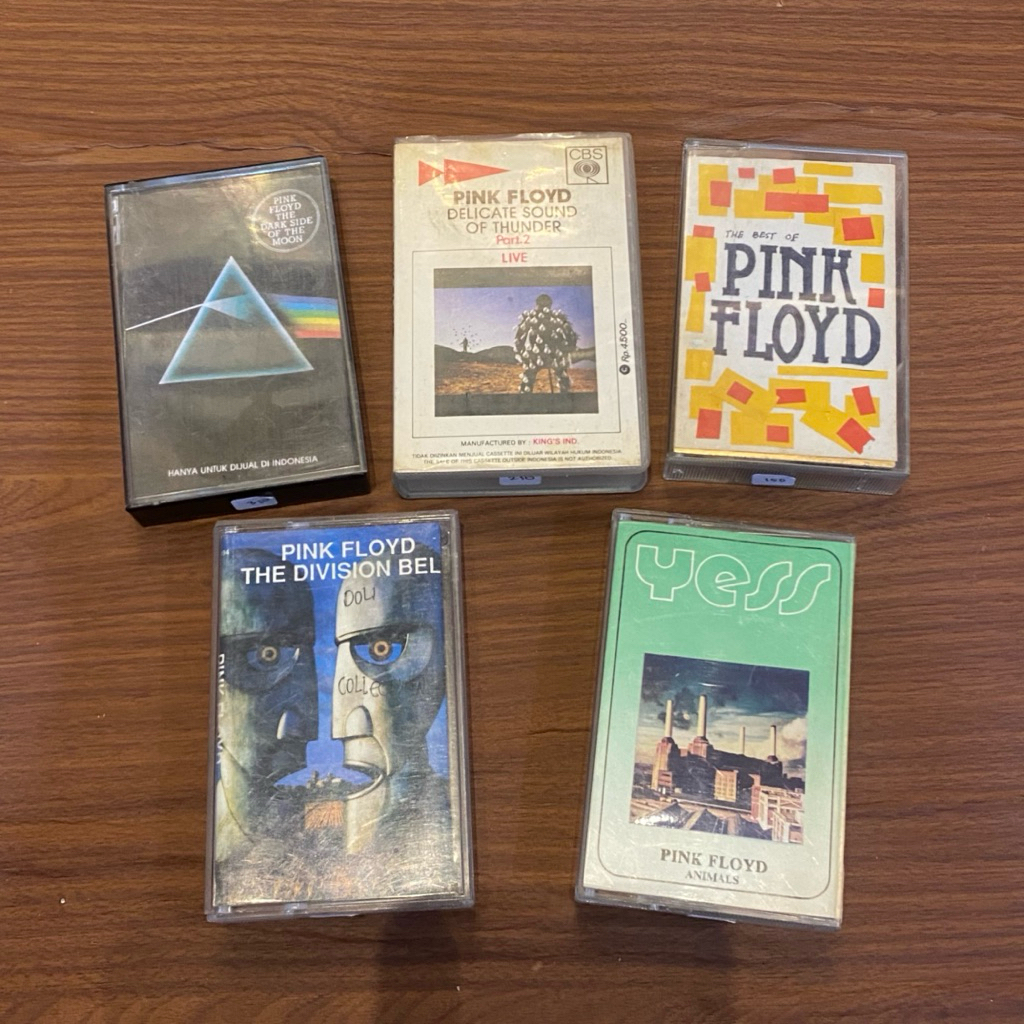 KUMPULAN KASET PITA PINK FLOYD ORIGINAL