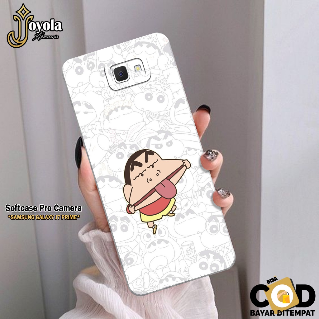 JOYOLA Case Samsung Galaxy J7 Prime Fashion Case Kartun Softcase Samsung Galaxy J7 Prime Pro Camera 