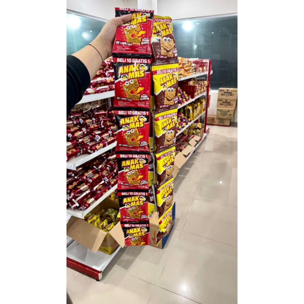 Anak Mas Mie Kremes Anak Mas Beli 10 Gratis 1 Paket Hemat Snack Favorit untuk Anak-anak