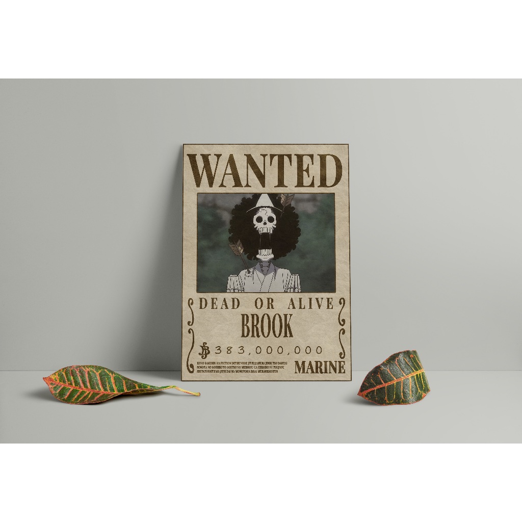 Poster Bounty One Piece – Mugiwara Crew | 1 Set Lengkap