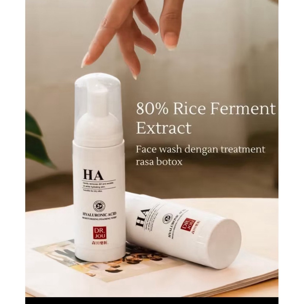 PROMO  Dr.JOU-(ANTI AGING) GENTLE CELANSING WHIP (FACIAL WASH) 100ML / SABUN CUCI MUKA/GLOWING SKIN 
