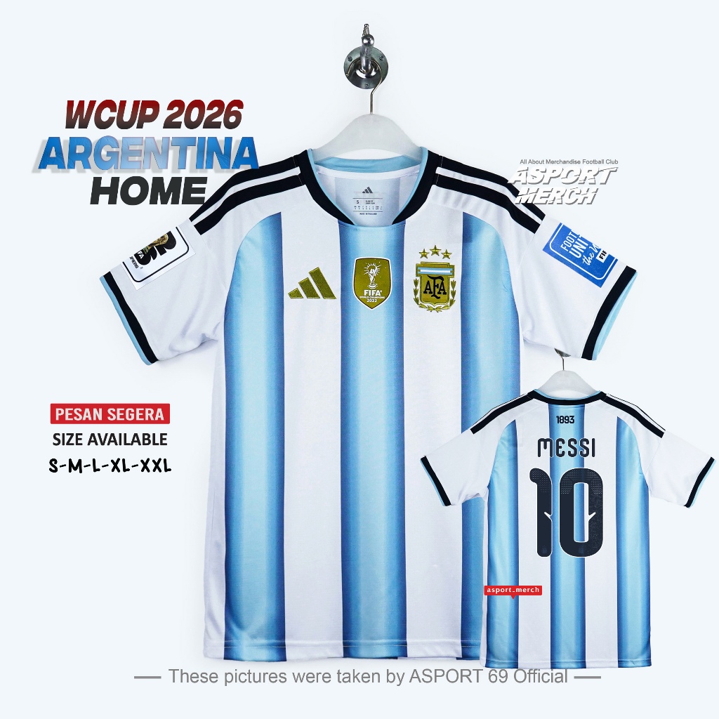 JERSEY ARGENTINA HOME 2026 PILDUN