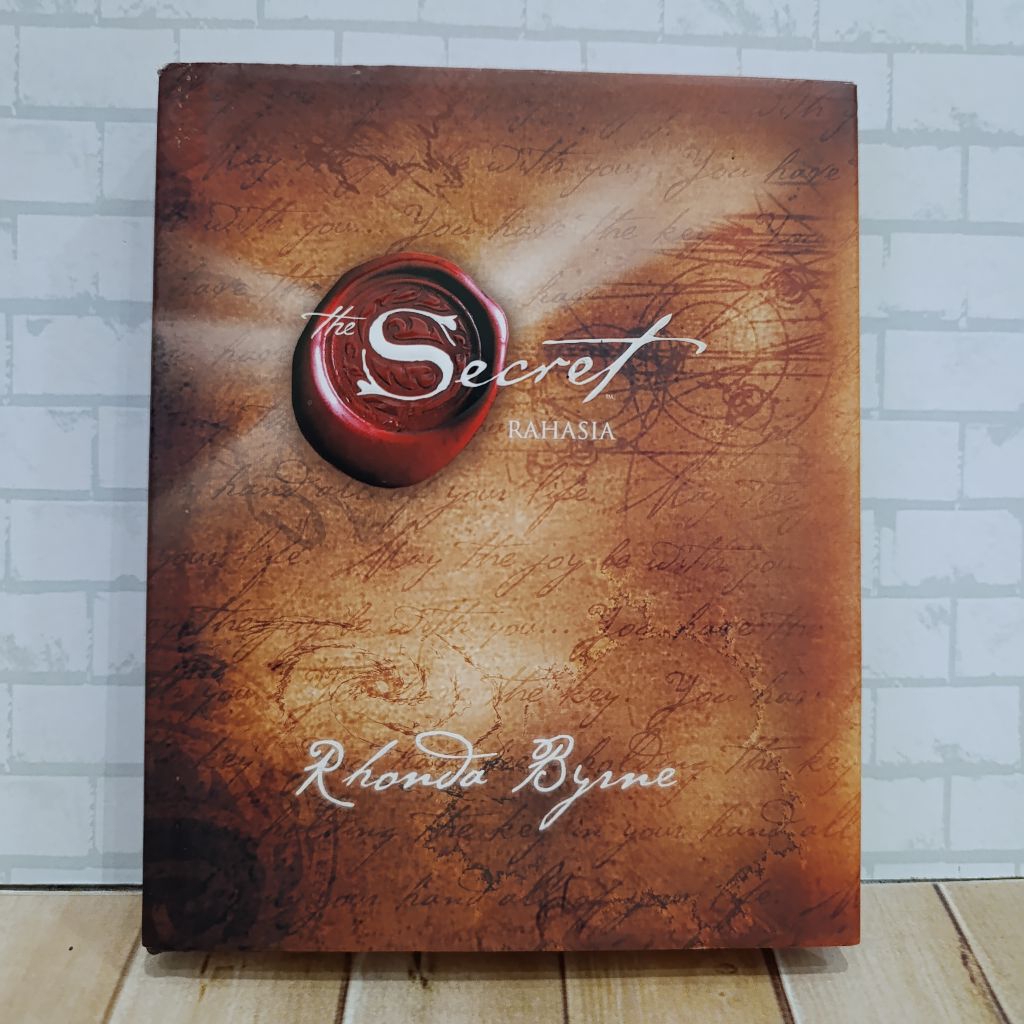 buku motivasi pengembangan diri the Secret Rhonda Byrne hardcover edisi bahasa indonesia