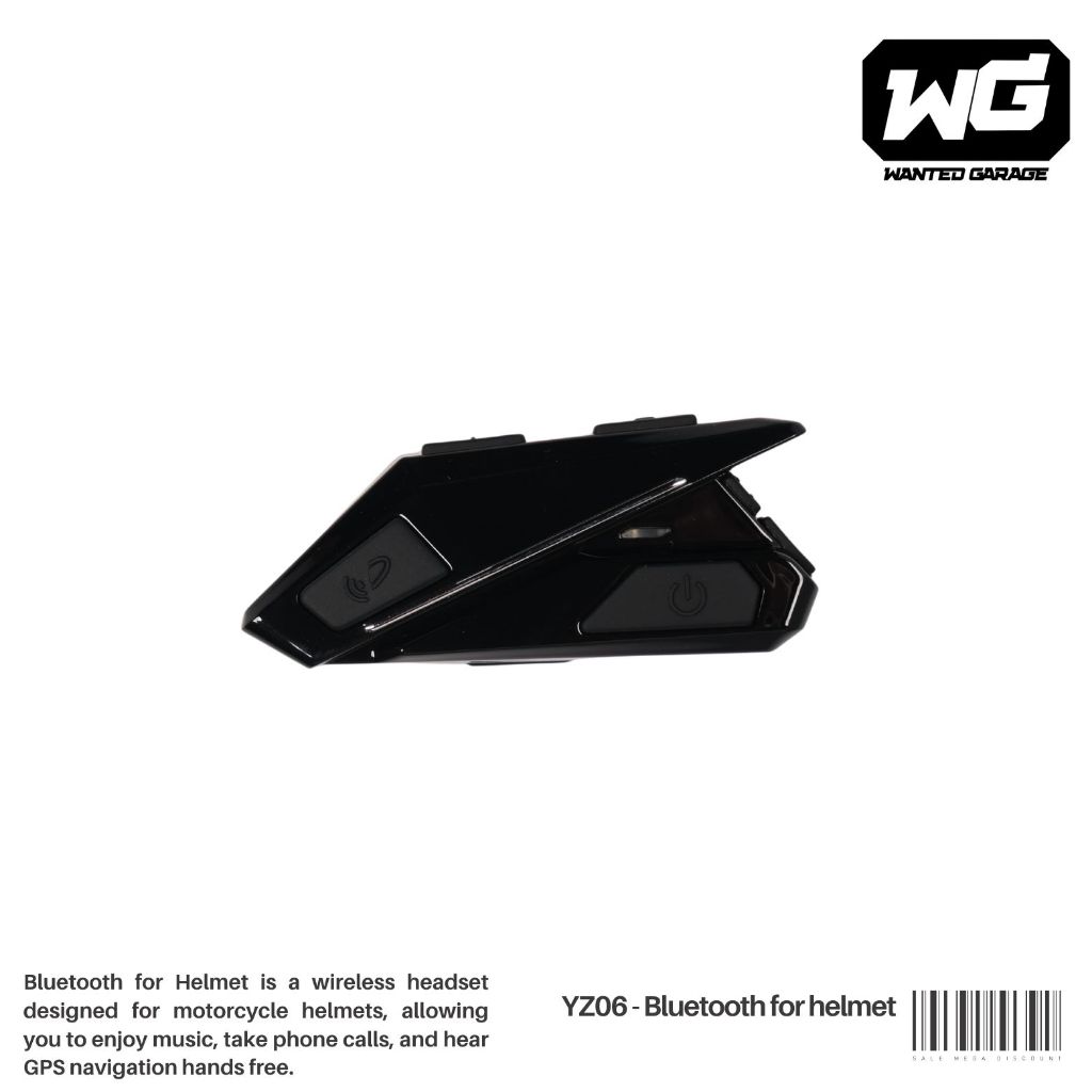 YZ06 Bluetooth Helm Headset – Intercom Helmet Wireless Music & Call