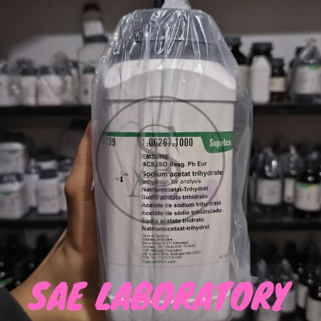 SODIUM ACETATE TRIHYDRATE / NATRIUM ASETAT MERCK 1.06267.1000 MERCK 106267 1KG