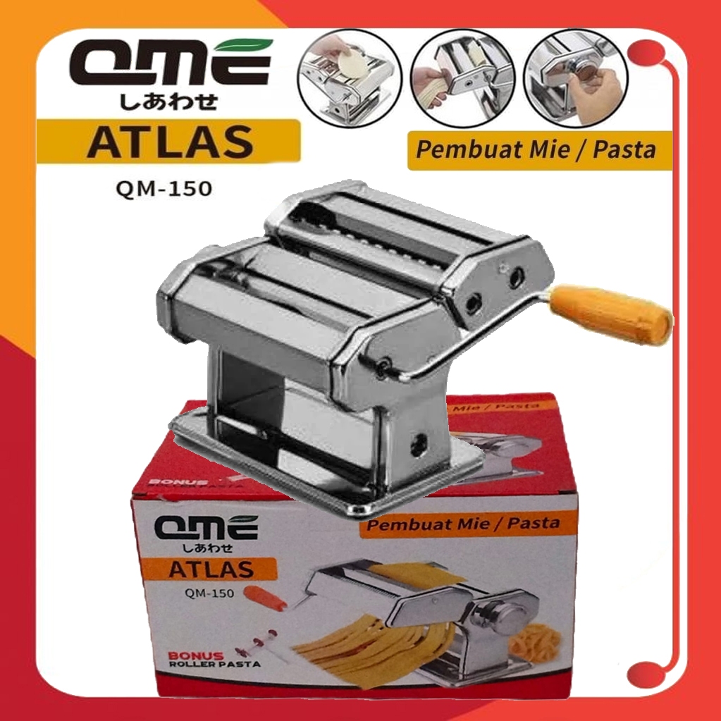 Pasta Maker QME 150 Atlas Gilingan Mie Molen Pangsit Cetakan Mie Penggiling Pencetak Pasta Kue