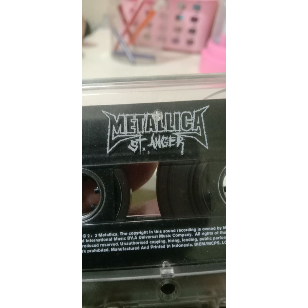 kaset pita Metallica st anger tanpa cover