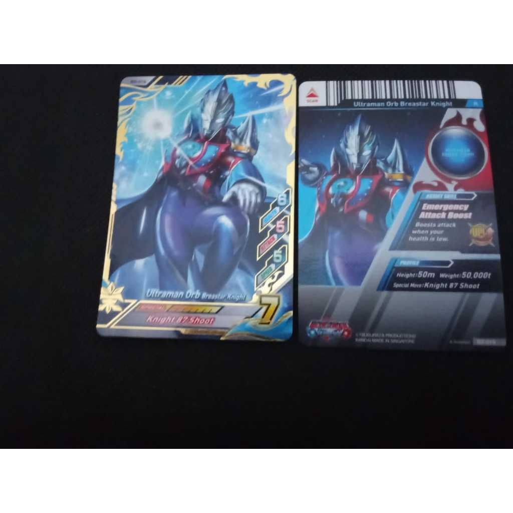 kartu Ultraman - Ultraman ORB Brestar Knight