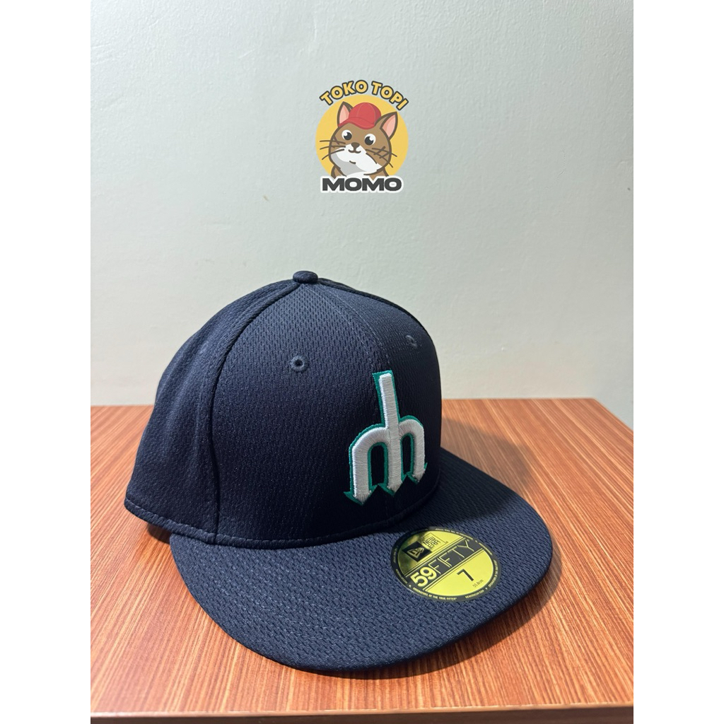 Snapback Cap New Era Seattle Mariners 2025 Clubhouse 59FIFTY Fitted Hat