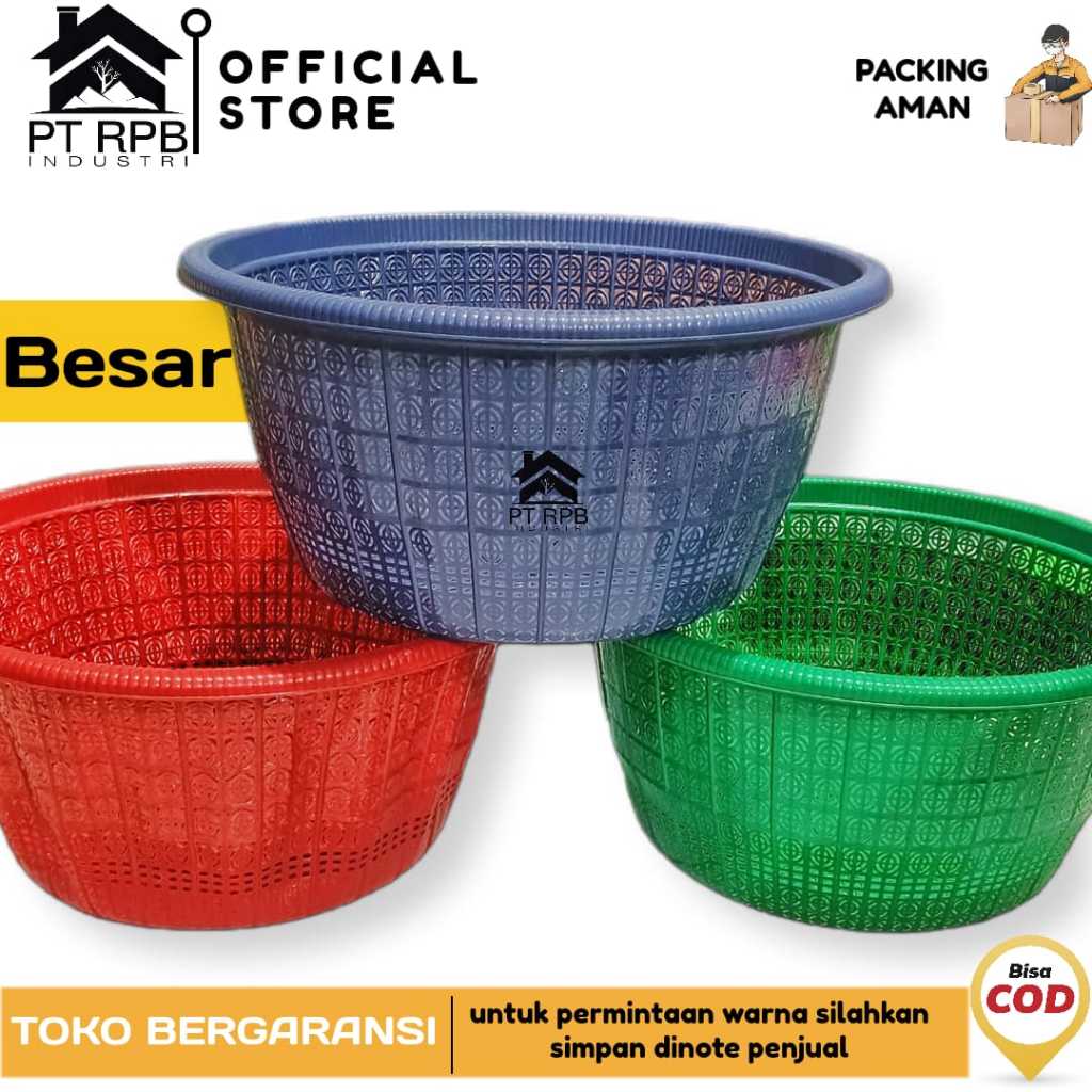Bakul BESAR Wakul Plastik Tempat Nasi Besar Keranjang Serbaguna Boboko Nasi