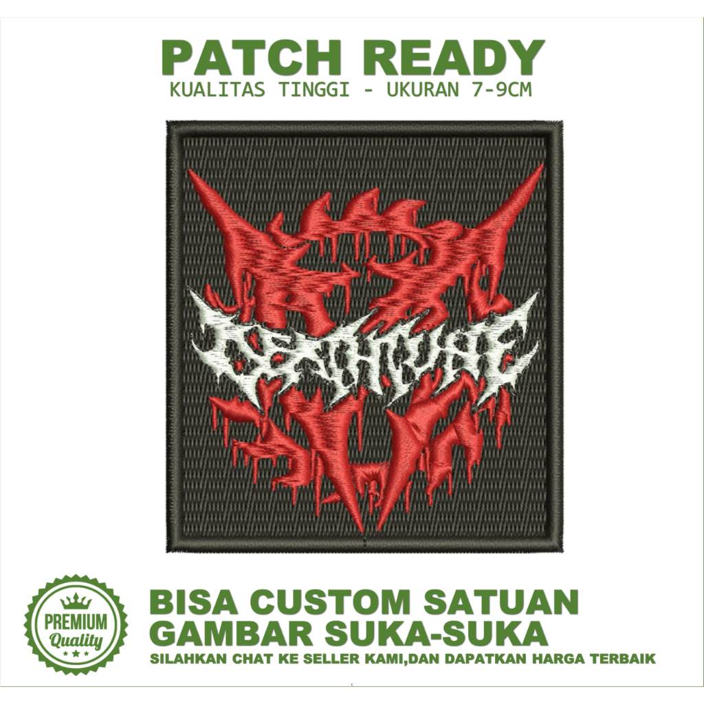 EMBLEM PATCH BORDIR GAMBAR US NAVY EMBROIDERY TESTIMONI-BC