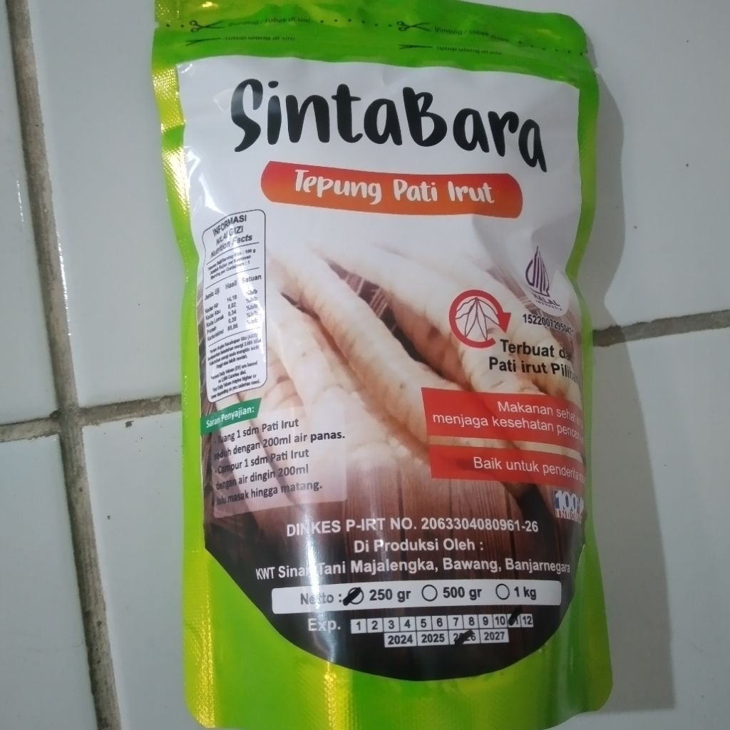 TEPUNG PATI IRUT SINTABARA 250 GRAM