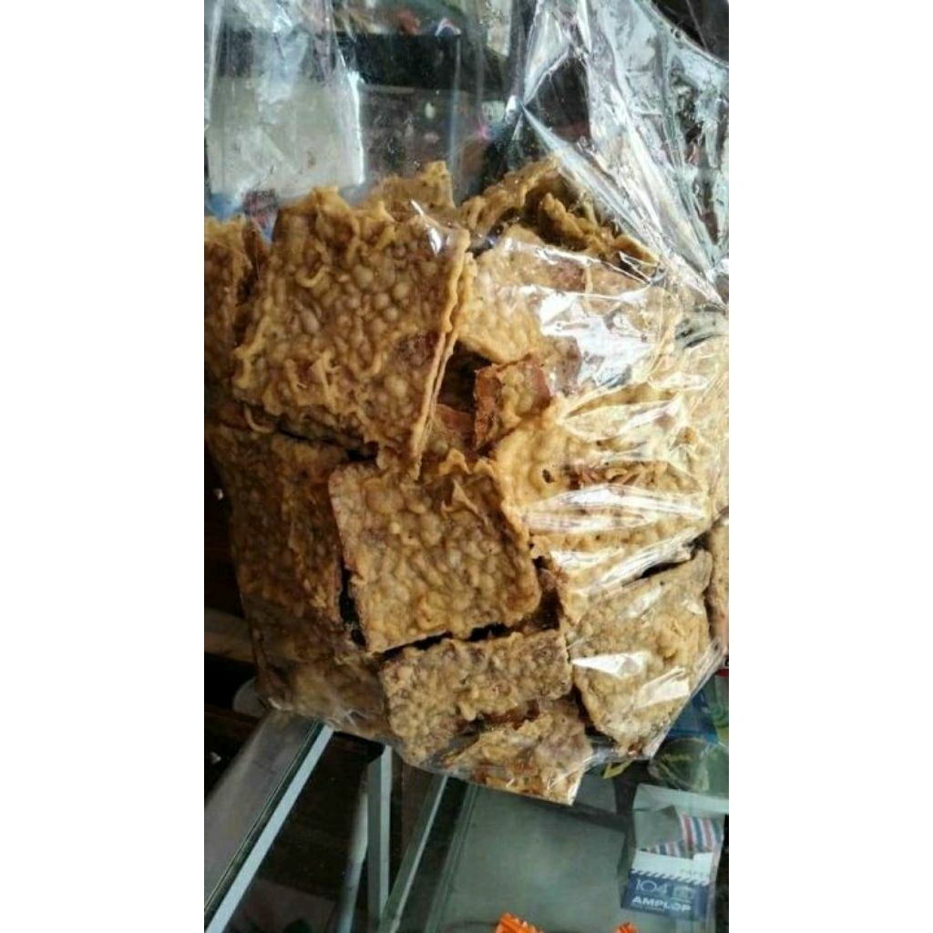 tempe goreng khas bandung (250gr) rasa manis asin