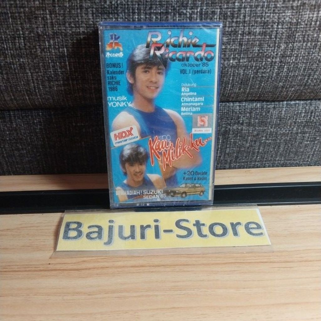 Kaset Pita "Richie Ricardo"/Segel/Sealed/Original/Artis thn '80 an/Rare Item/Kolektor Item