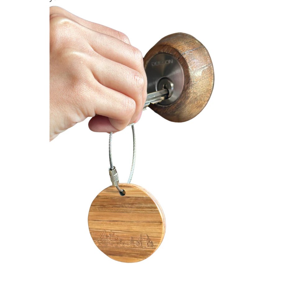 Chopvalue - Bali Skyline Keychain - Daur Ulang