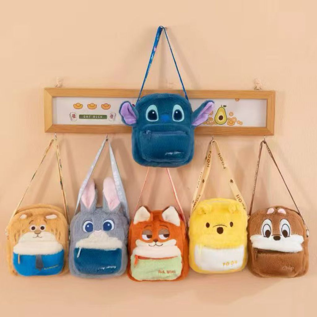 Tas Selempang Zootopia Tas Selempang motif Zootopia Muat HP Tas cewek Lucu