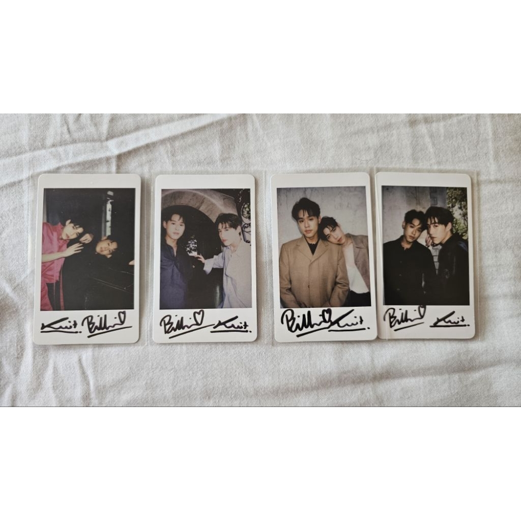 Official Billkin PP Krit Photocard Knight Magazine