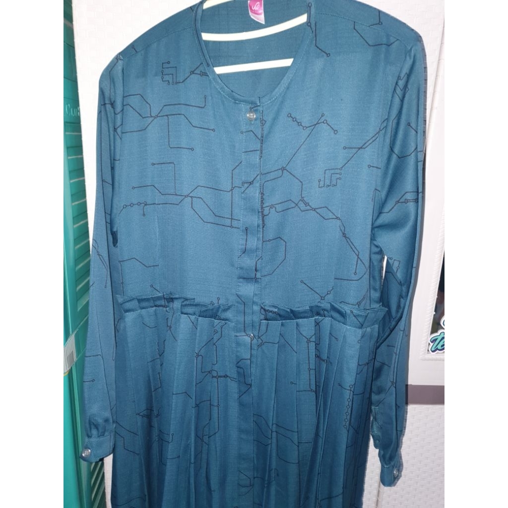 Gamis Rabbani Garis Hitam