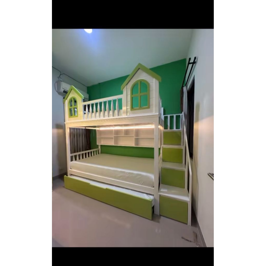 tempat tidur anak tingkat 100x200