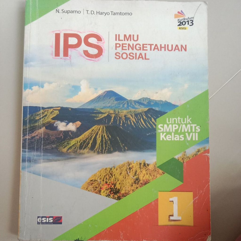 buku IPS kelas 7 kurikulum 2013 penerbit erlangga