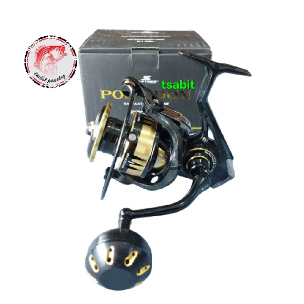 Reel go strike versus poseidon 6000hg salt water metal body