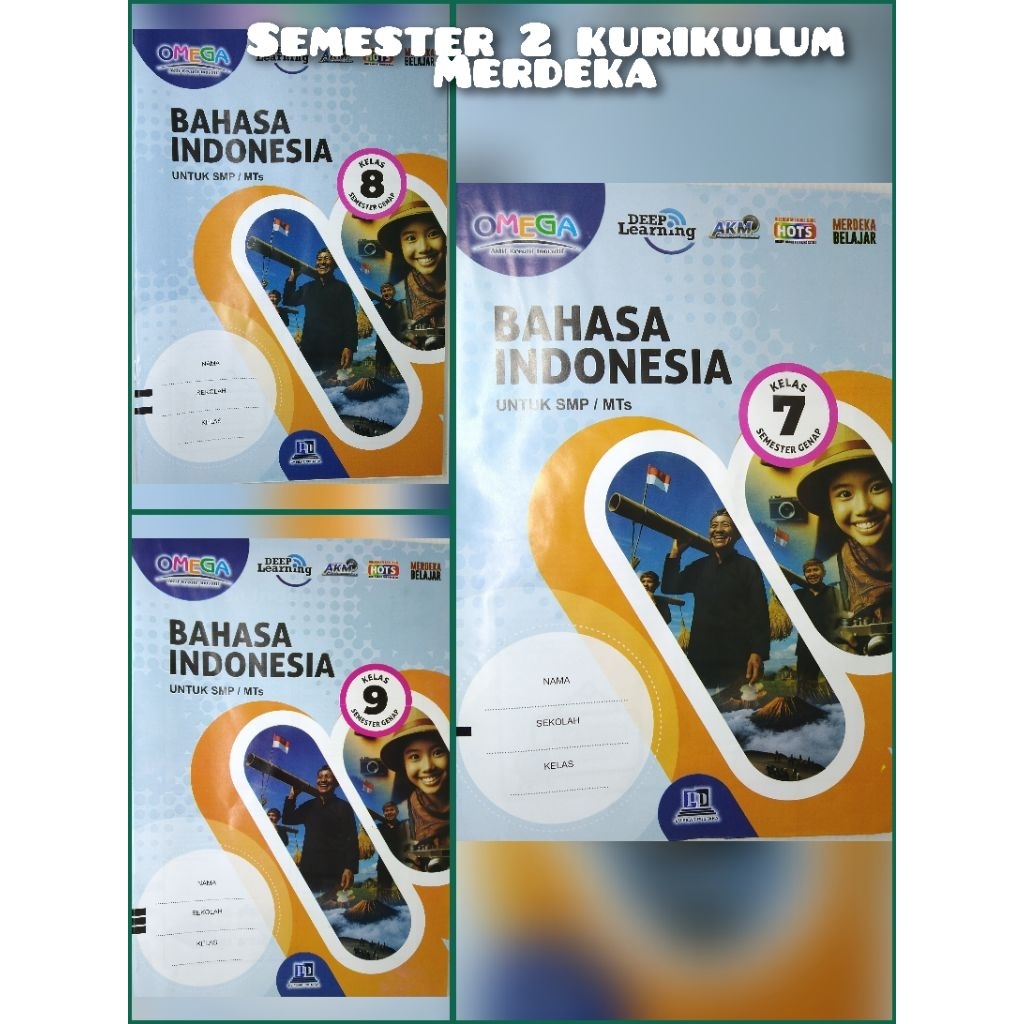 LKS BAHASA INDONESIA KELAS 7 8 9 SEMESTER 2 KURIKULUM MERDEKA