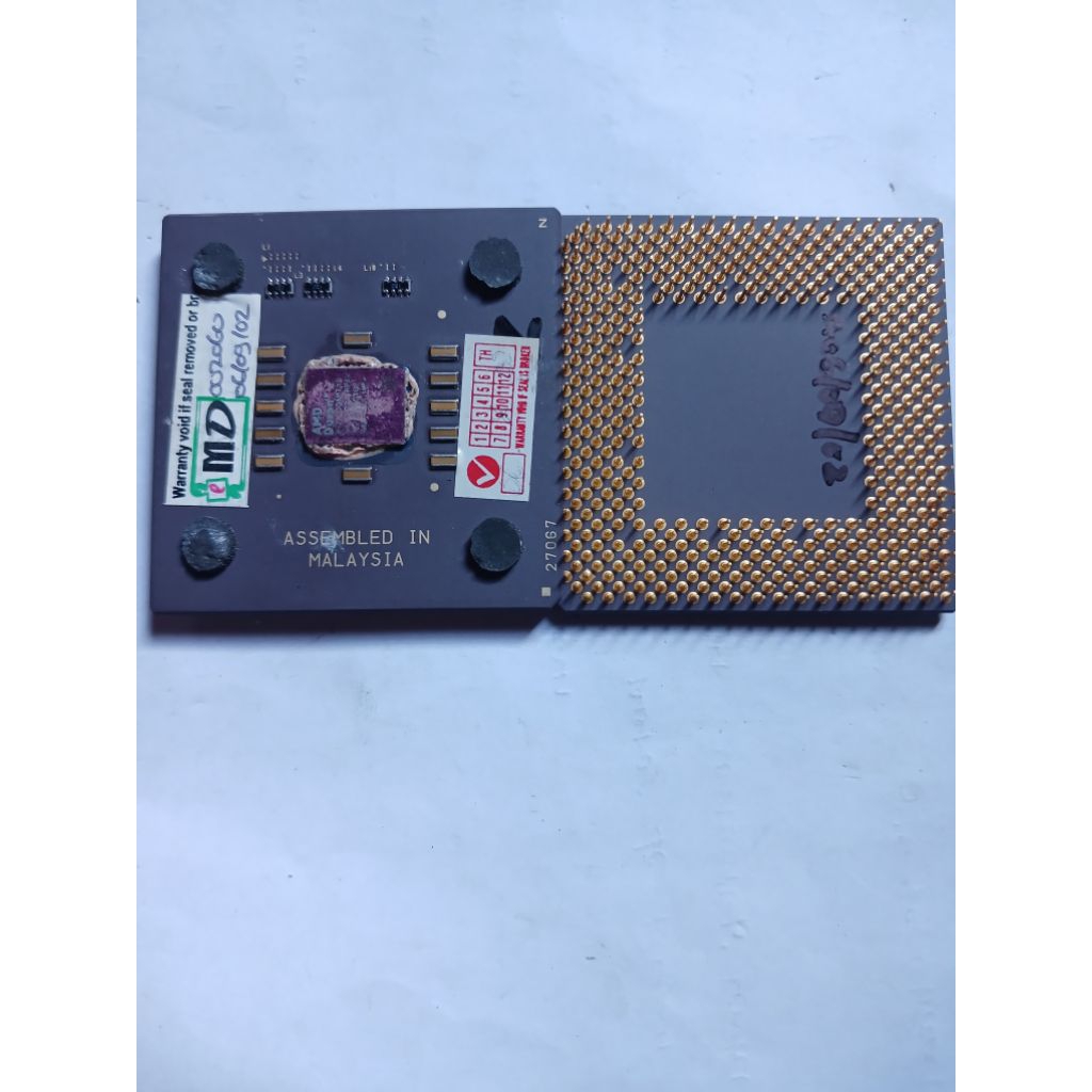 prosesor processor keramik jadul AMD bahan leburan