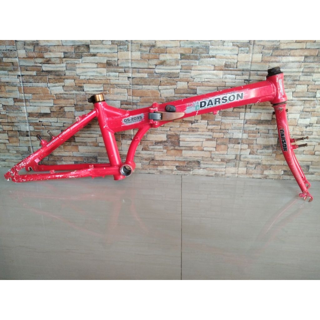 frame fork sepeda lipat alloy 20