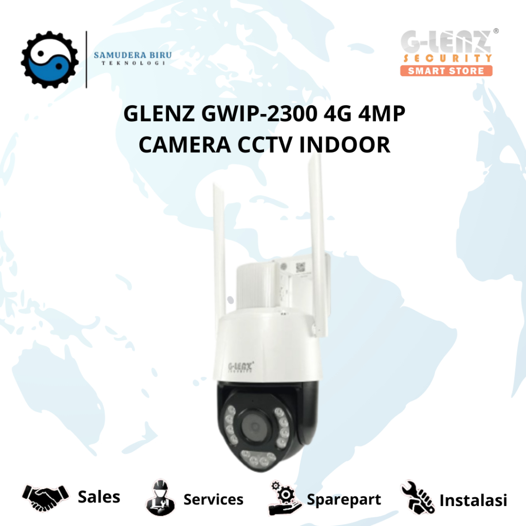 CAMERA CCTV INDOOR GLENZ GWIP-2300 4G 4MP