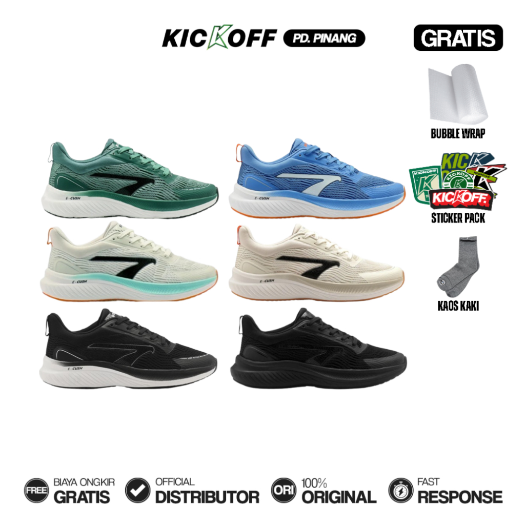 SEPATU RUNNING BRODO INIZIO FREE KAOS KAKI