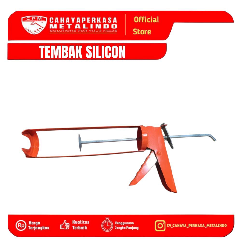 Alat Tembak Lem Silicon Akrilik/ Tembakan Lem Kaca /Aquarium/Tembakan acrylic silicon Sealent