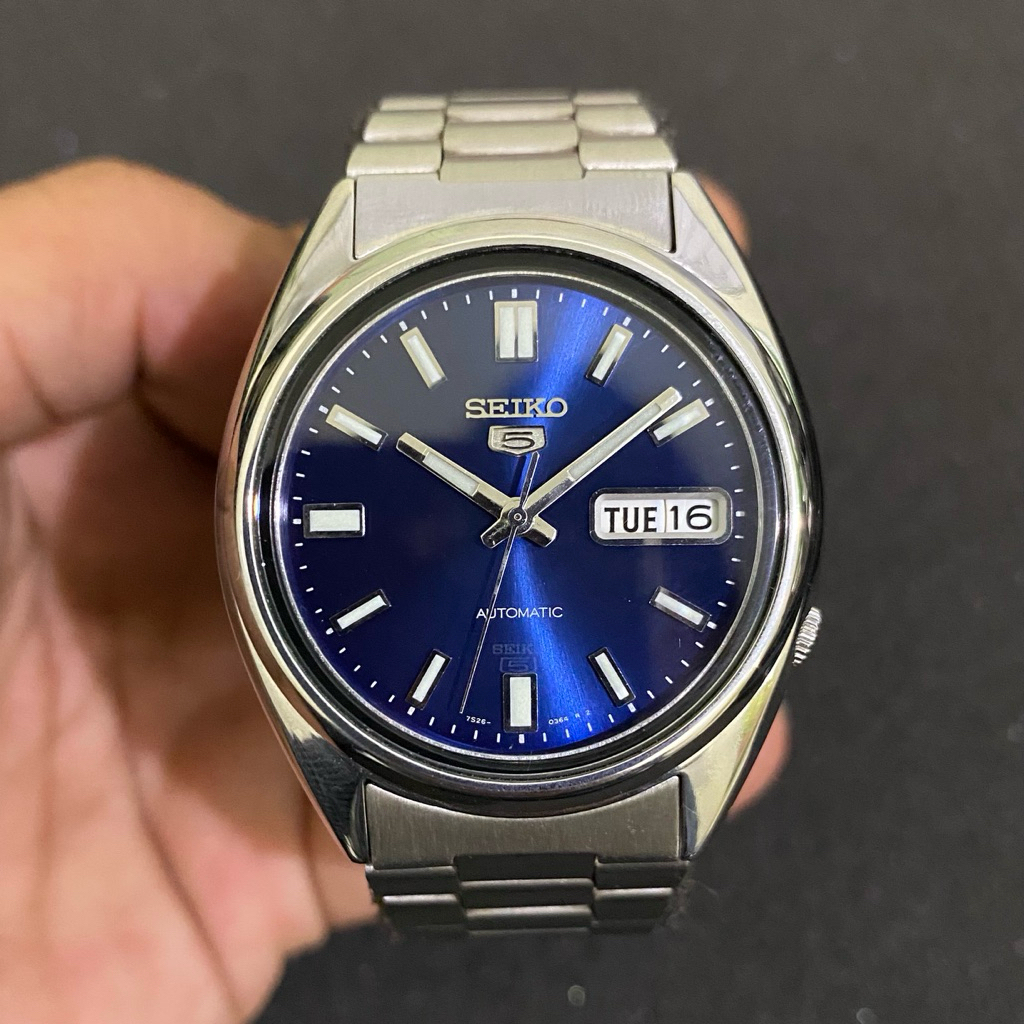 (SOLD OUT) Seiko 5 Automatic SNXS77 Blue Sunburst
