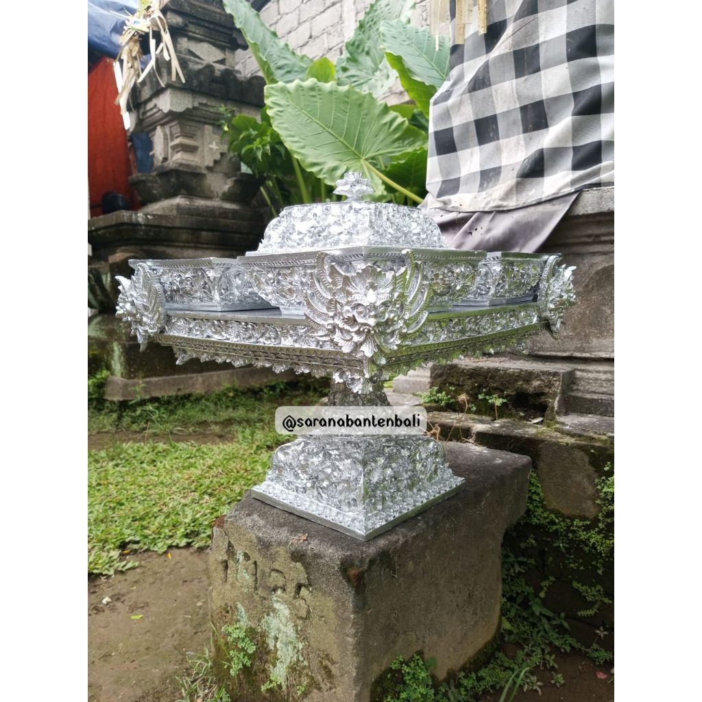 Dulang widang paksi + 4 anak bokor + saab