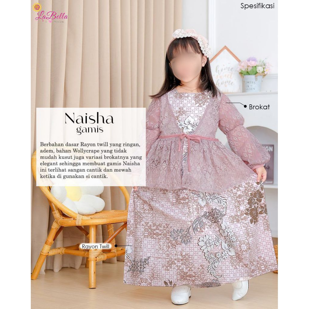 Promo Cuci Gudang Gamis Naisha Labella