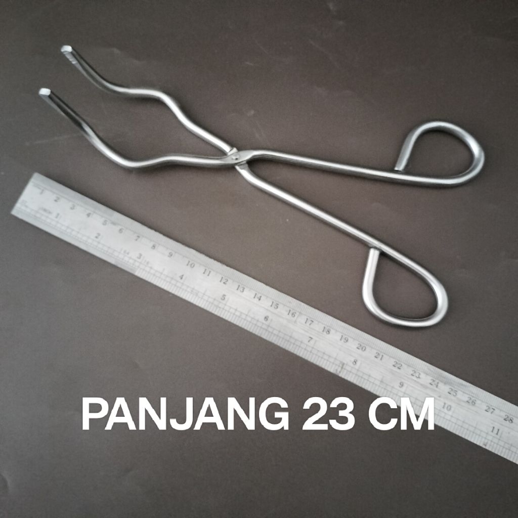 Tang Krusibel 23cm Tong Crucible Penjepit Krusibel 23 cm