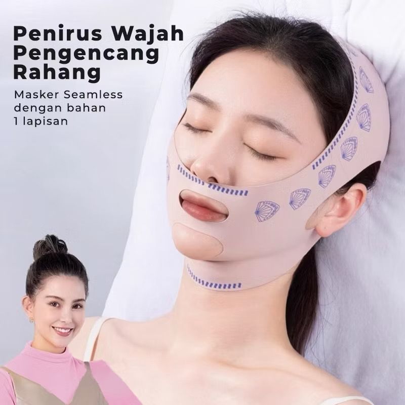 * MKA * Pelangsing Wajah Masker Alat Kecantikan Tidur Pembentuk Wajah Masker Dagu Berbentuk V Sabuk 