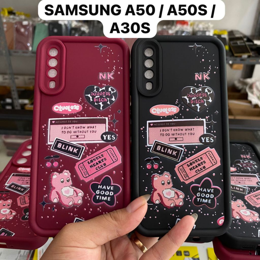 CASING SILIKON MOTIF BLINK SAMSUNG A50 / A50S / A30S