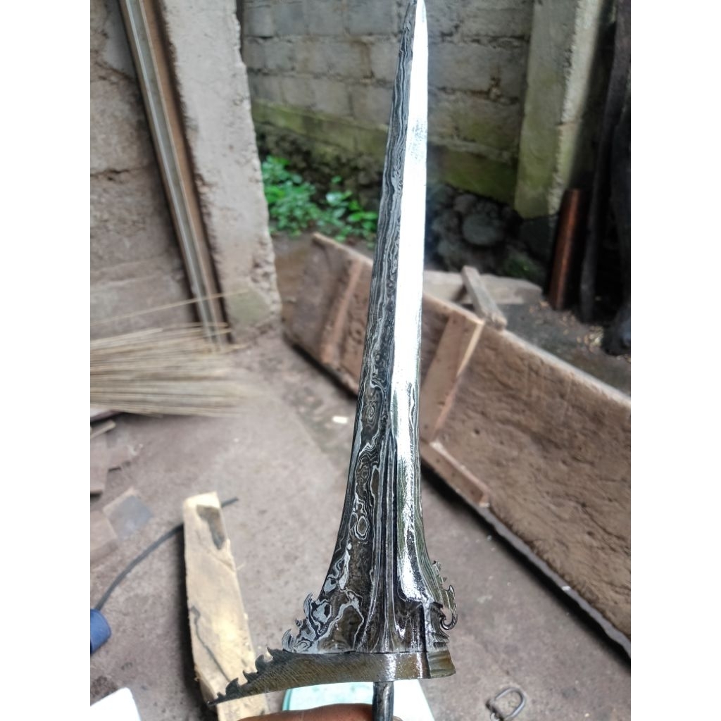 bilah keris bali seselet lurus -+26cm..garap standart (s3)