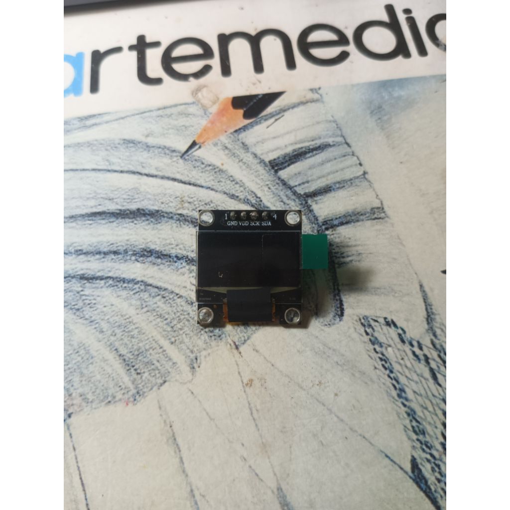 oled 0.96inch I2C blue yellow