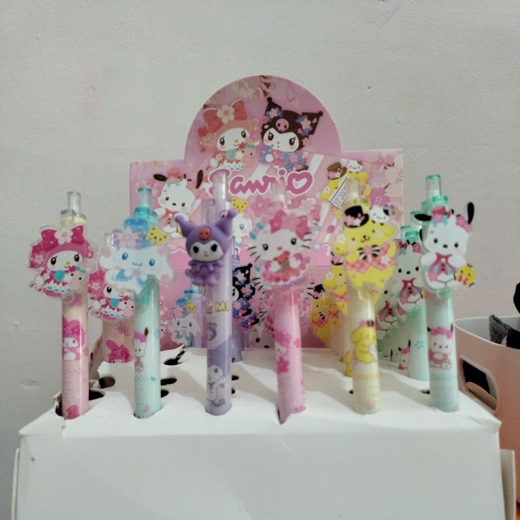 pen gel/pen karakter/pen mymelody/pen kuromi/pen hello kitty