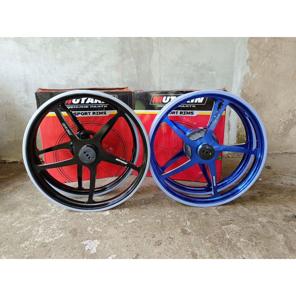 VELG ENKAI MUTAKIN TYPE 525 UK 160/17 YAMAHA FIZR JUPITER Z MX OLD DAN MX KING  SINGEL DISK DAN DOUB