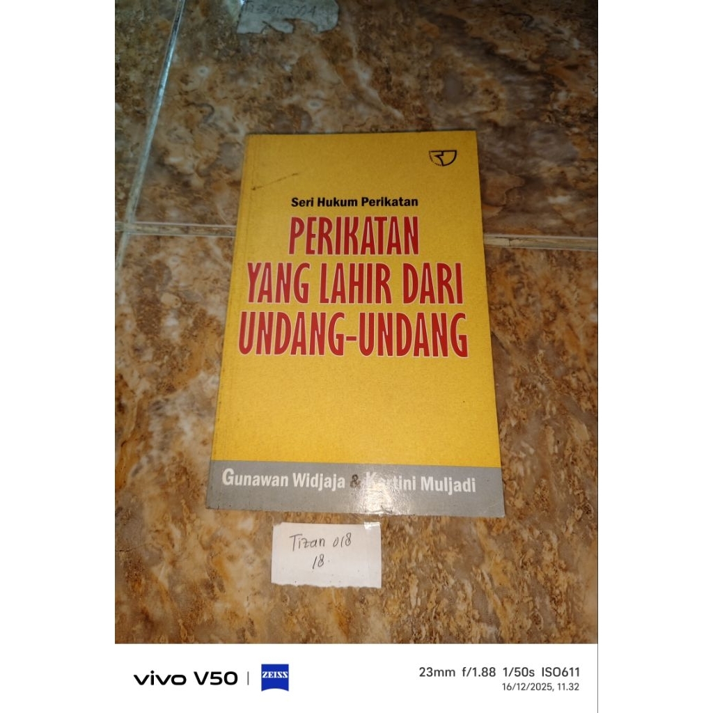 Buku Seri hukum perikatan - Perikatan yang lahir dari undang undang