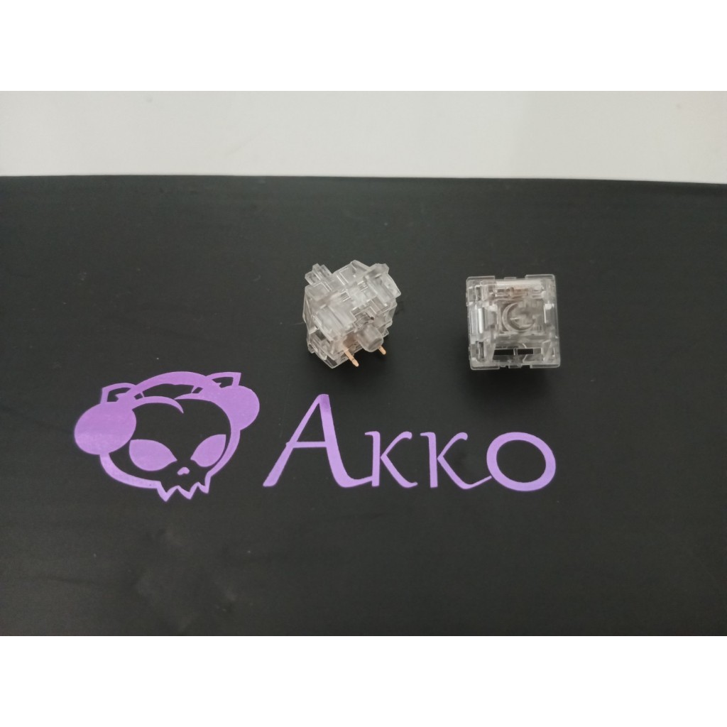 AKKO CS CRYSTAL MECHANICAL SWITCH (Linear-Plate Mount) 3 Pin