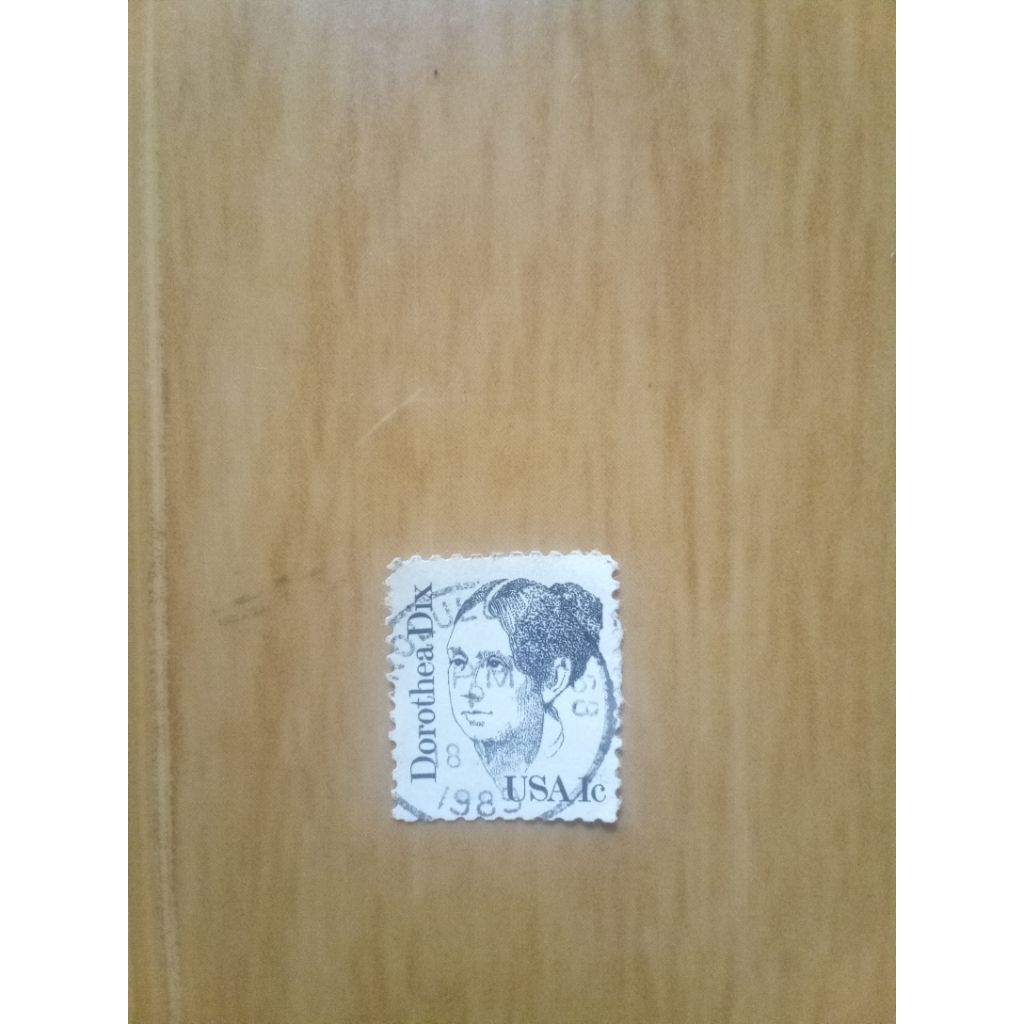 perangko vintage 1 cent usa edisi dorothea dix