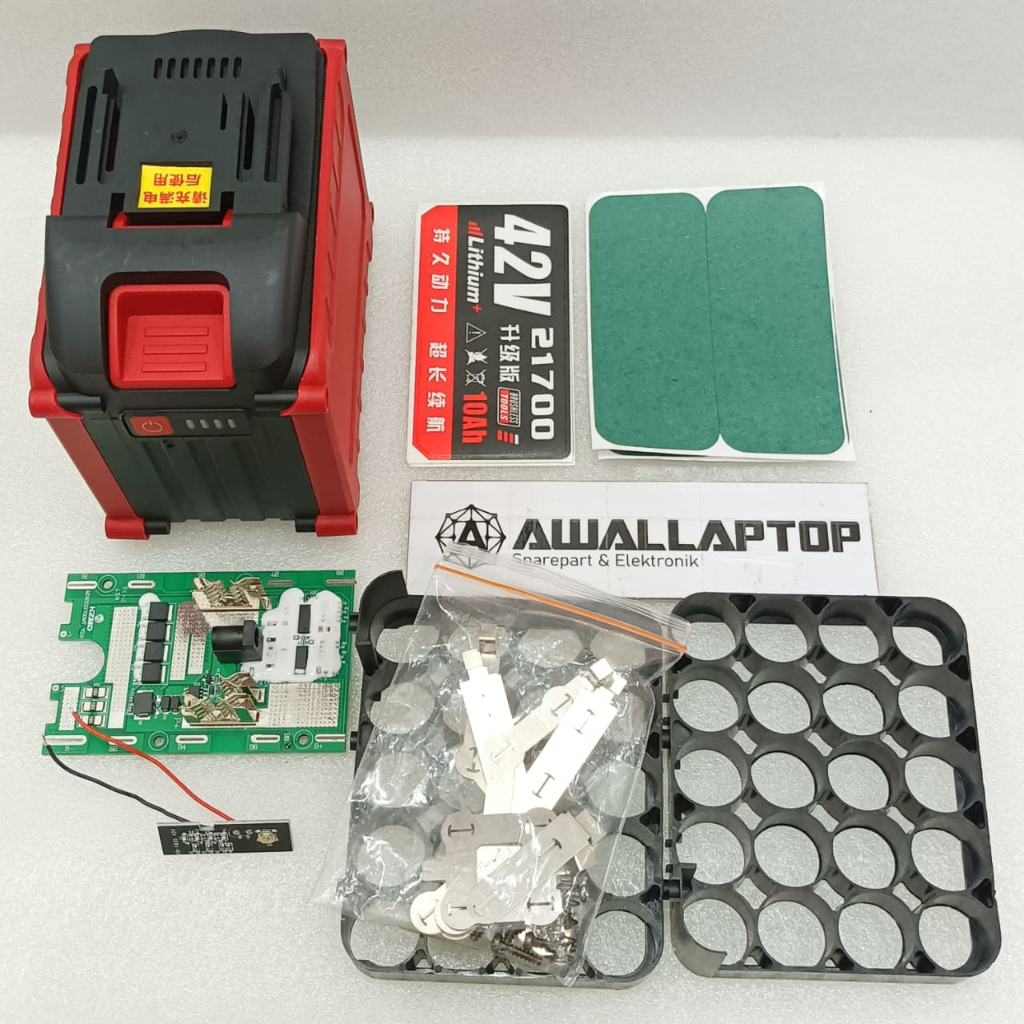 case battery LXT 42v 10S 2P 21700 4mos 20cell lithium 21700 box baterai
