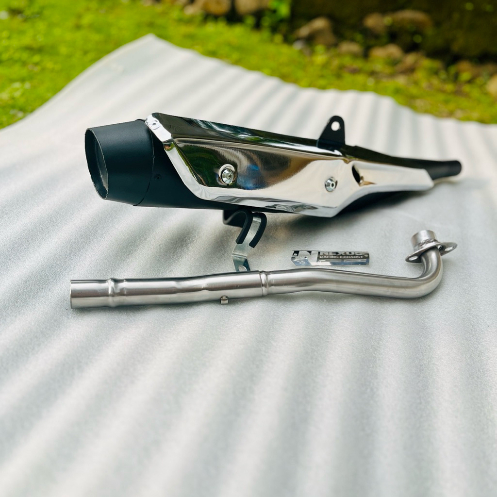 Knalpot standar racing supra x 125 fi PNP bebek Astrea Grand Legenda, Supra X, Supra Fit Kharisma Ki