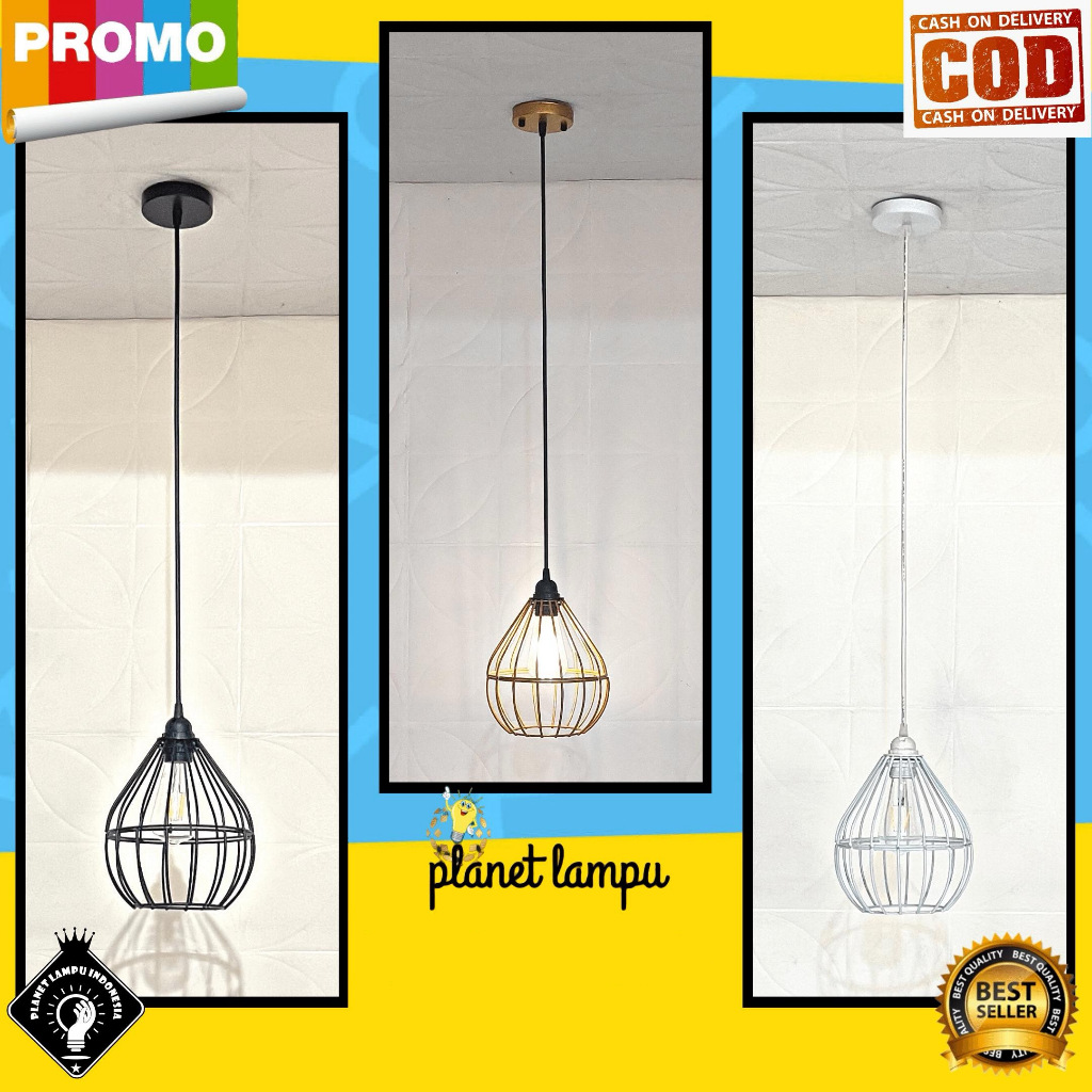 Lampu Gantung Hias Minimalis Modern bernuansa Vintage dan Klasik Sangat Cocok Untuk Dekorasi Atap Pl